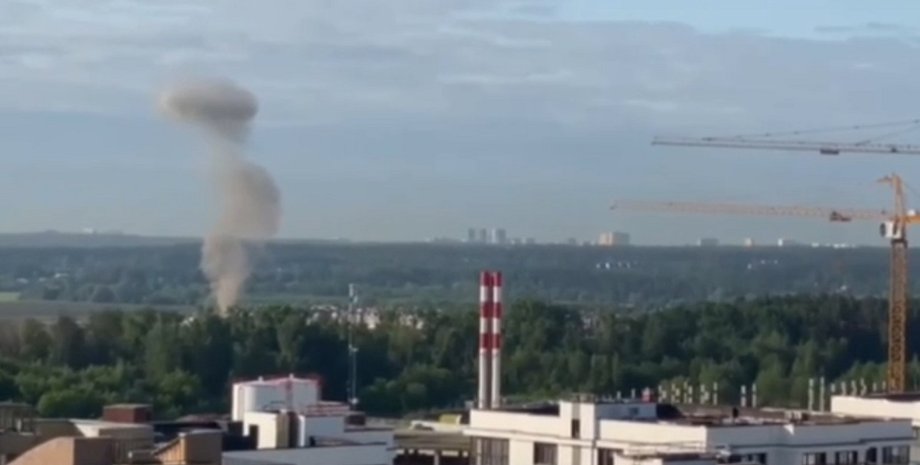 Дрон, Подмосковье, взрыв