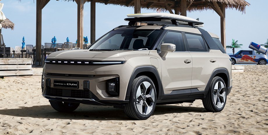 KG Mobility Torres EVX, KG Mobility Torres, SsangYong Torres, новый KG Mobility Torres, электромобиль SsangYong
