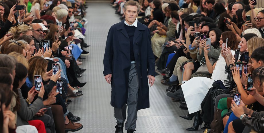 Віллем Дефо, подіум, показ, глядачі