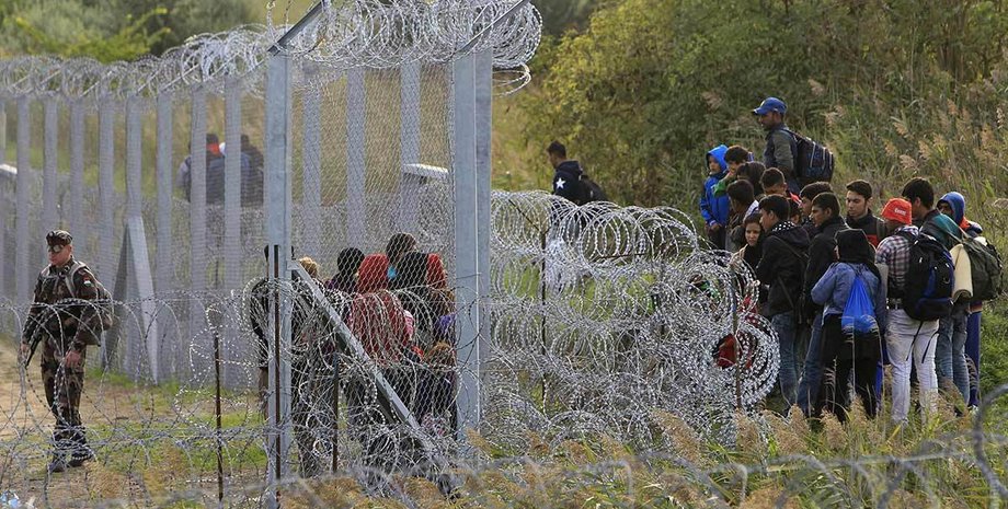 Нелегальные мигранты на границе Венгрии / Фото: Reuters