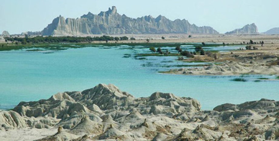 пейзаж, горы, небо, река