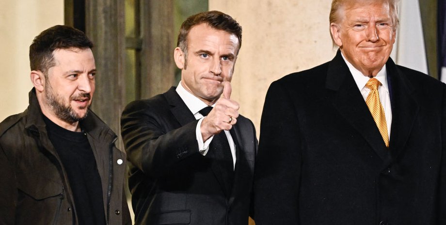 зелений, трамп, макрон, Володимир Зеленський, Дональд Трамп