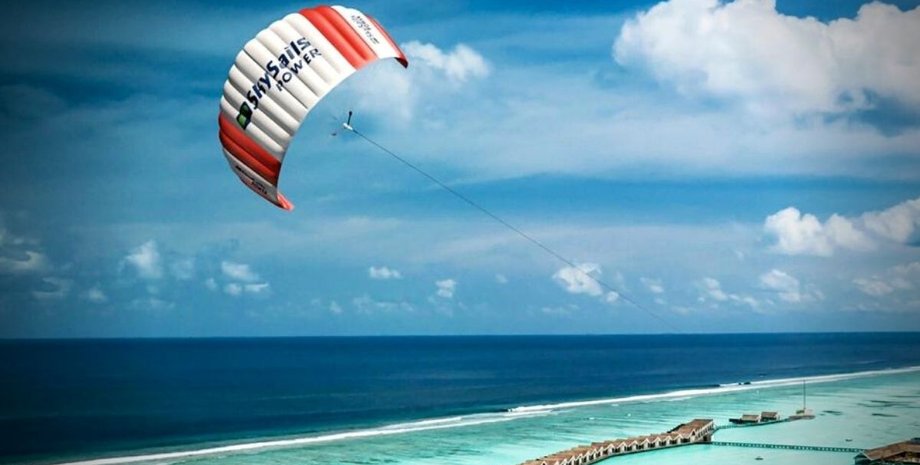 Повітряний змій для генерування енергії вітру