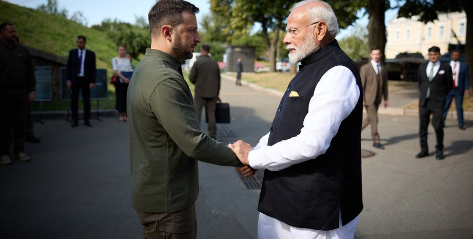 Владимир Зеленский, встреча Моди и Зеленского, Моди и Зеленский о чем говорили, Нарендра Моди, Нарендра Моди