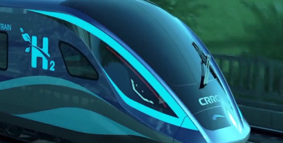 поїзд воднем, зелена енергетика, водневе паливо, водневий транспорт, транспорт воднем