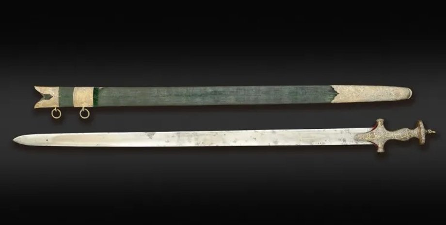 индийский меч, султан Типа, британские войска, аукционный рекорд, исламский предмет, индийский предмет, могольские мечники, Ост-Индийская компания, исторический артефакт, аукцион, археология, находка