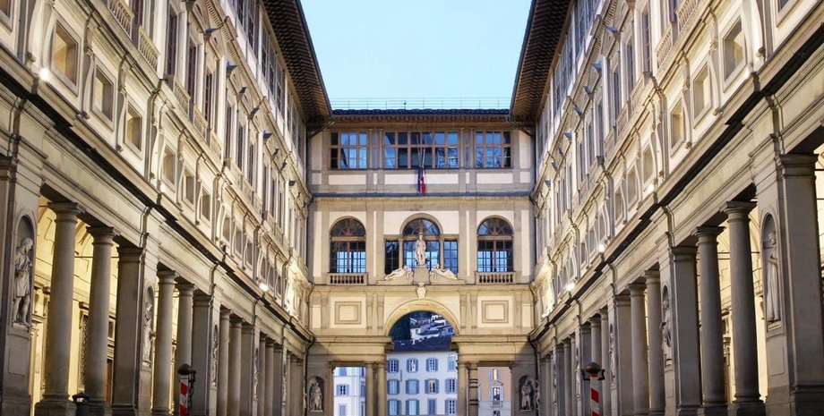 скелети, галерея Уффіці, фреска, Флоренція