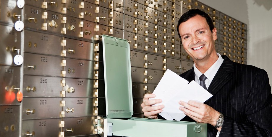 банківські комірки, банк