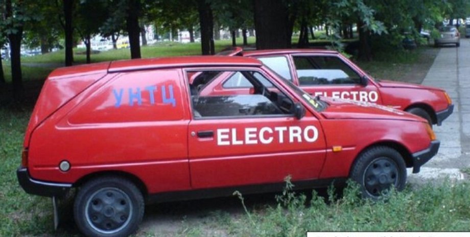 украинский электромобиль, электромобили в Украине, электромобиль ЗАЗ, электромобиль ЛАЗ