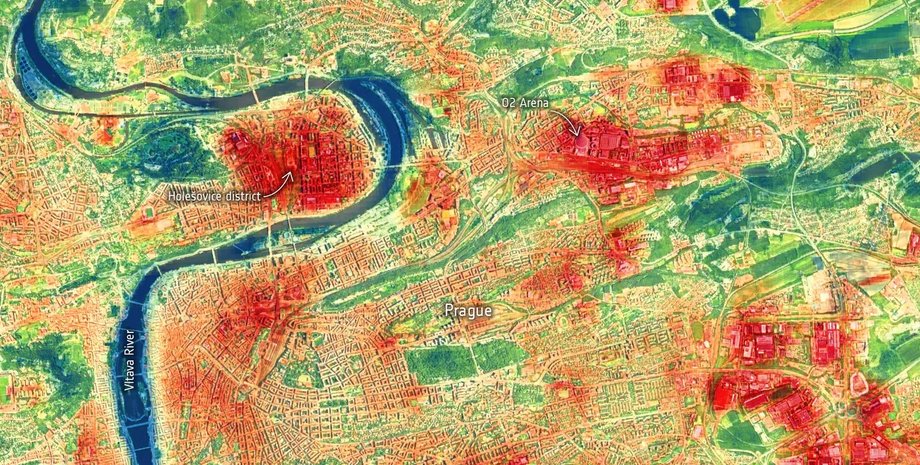 земля, карта тепла