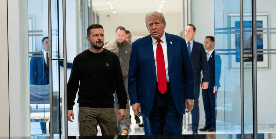 Мирний план Трампа - на думку лідера США, Зеленський блефує у переговорах Дональд Трамп та Володимир Зеленський