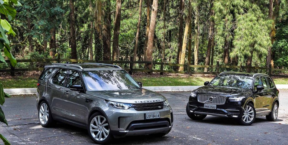 land rover discovery volvo xc90, новые авто, лучшие новые авто, авто для рослых водителей