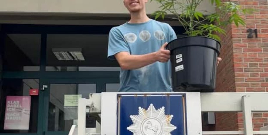 Германия, конопля, каннабис, куст, похищение, правоохранители, трекер