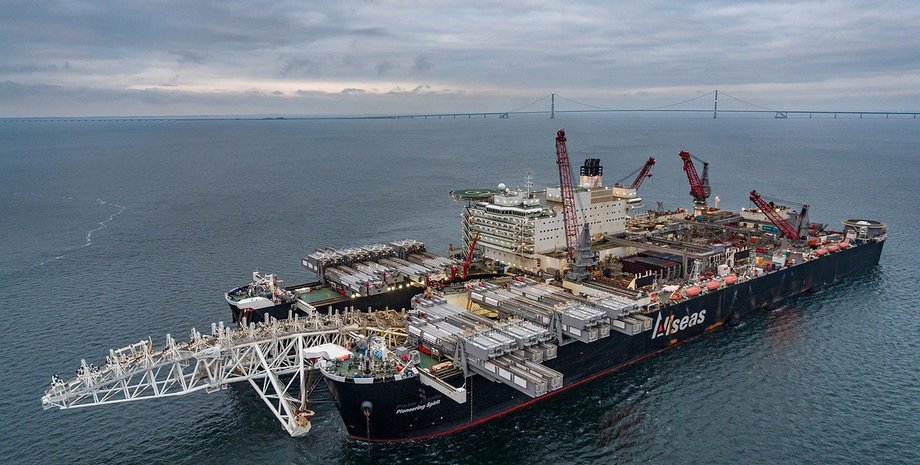 Трубоукладочное судно Pioneering Spirit / Фото: nord-stream2.com