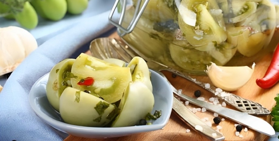 Зеленые помидоры на зиму Зеленые помидоры на зиму, маринованные зеленые помидоры, зеленые помидоры рецепт