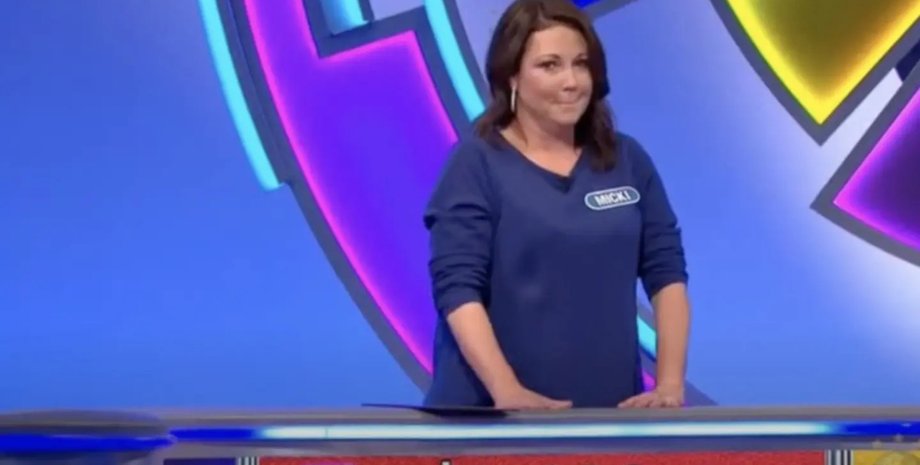 Женщина, телешоу, приз, викторина