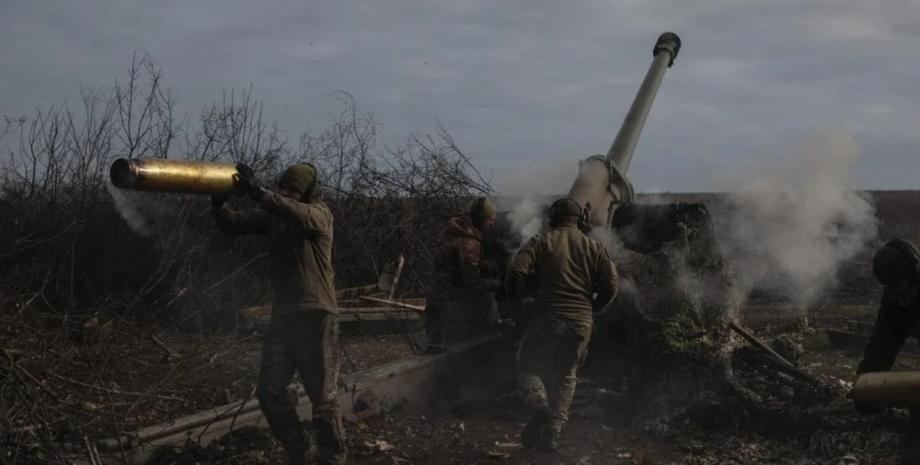 Українські військові, артилерія, фото