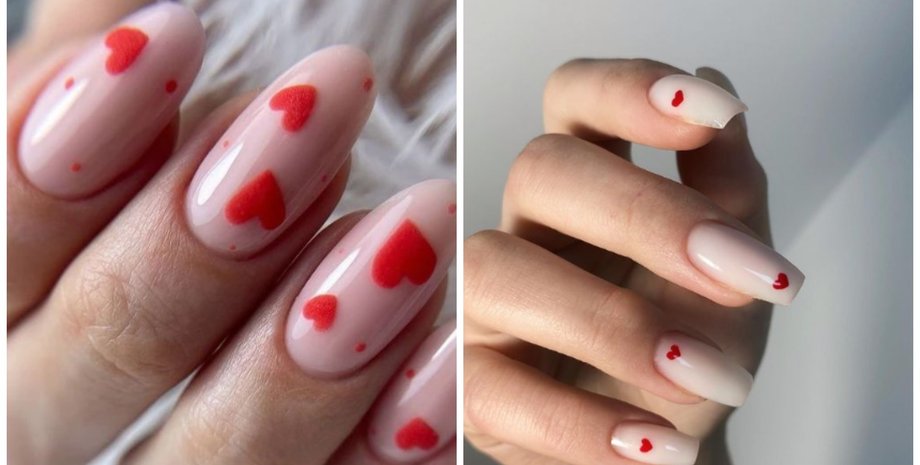 Идеи маникюра ко Дню влюбленных