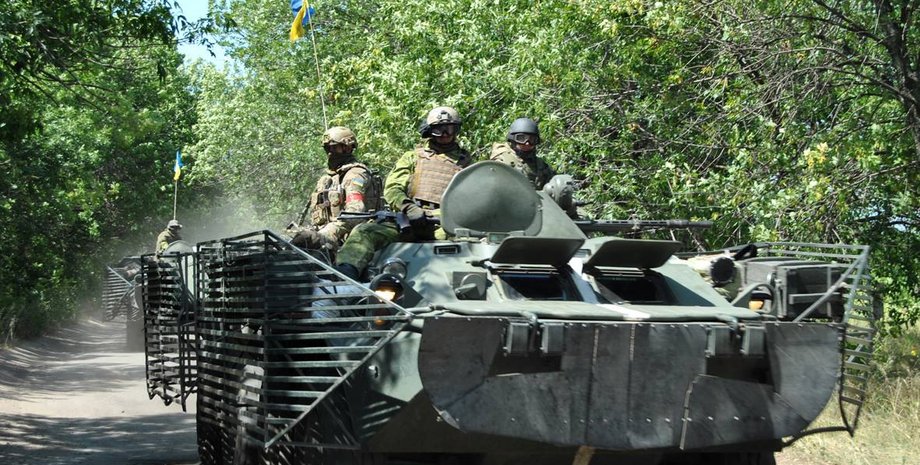 Силовики в Донбассе / Фото пресс-центра АТО