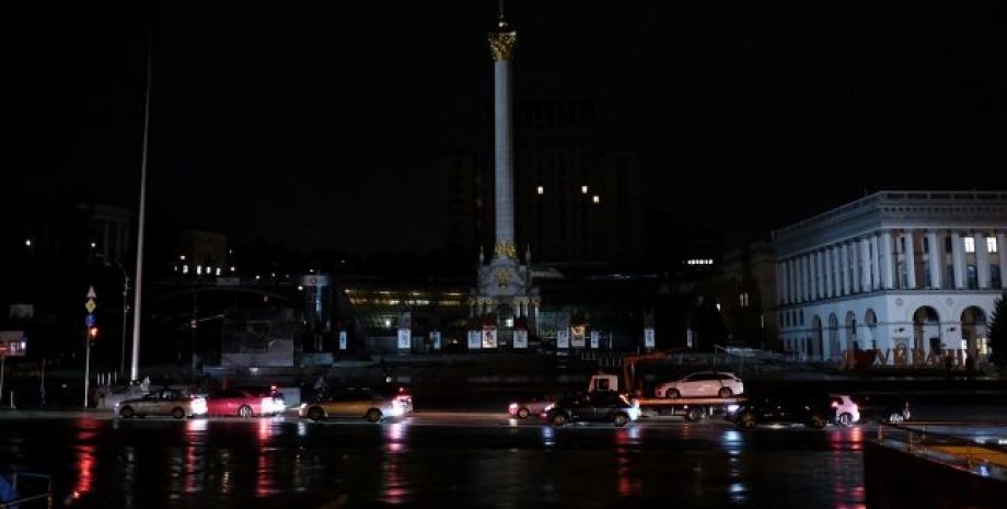 Центральный район Киева без света