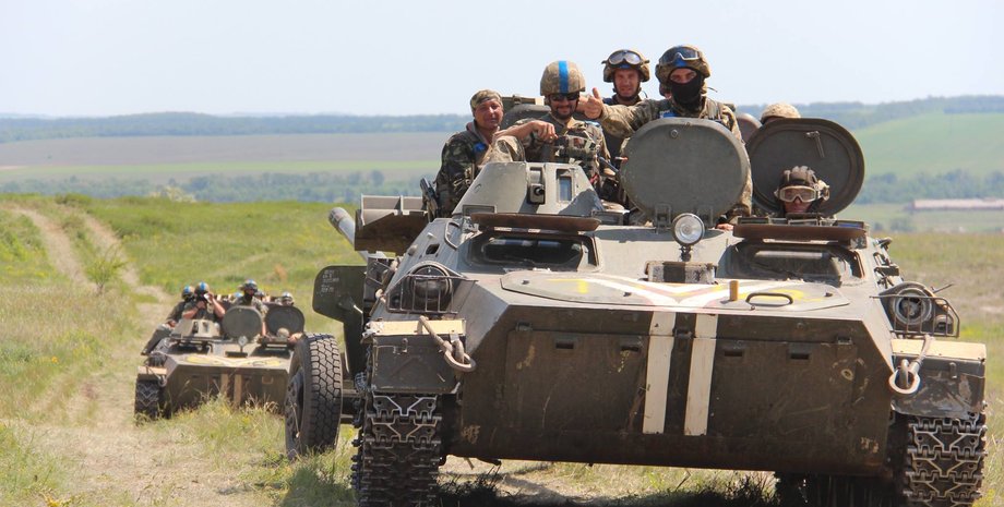 Бойцы АТО / Фото: пресс-центр АТО