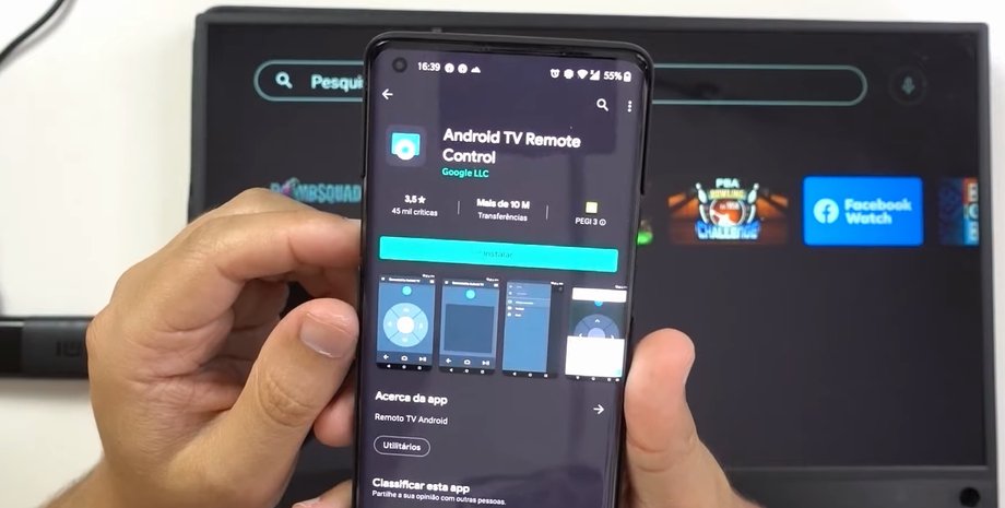Adnroid TV, смартфон