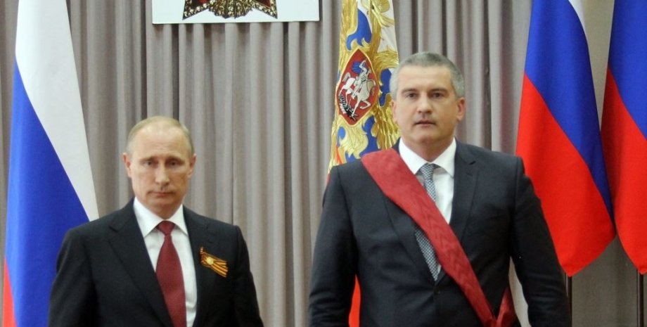 Владимир Путин и Сергей Аксенов / Фото: сайт "правительства Крыма"