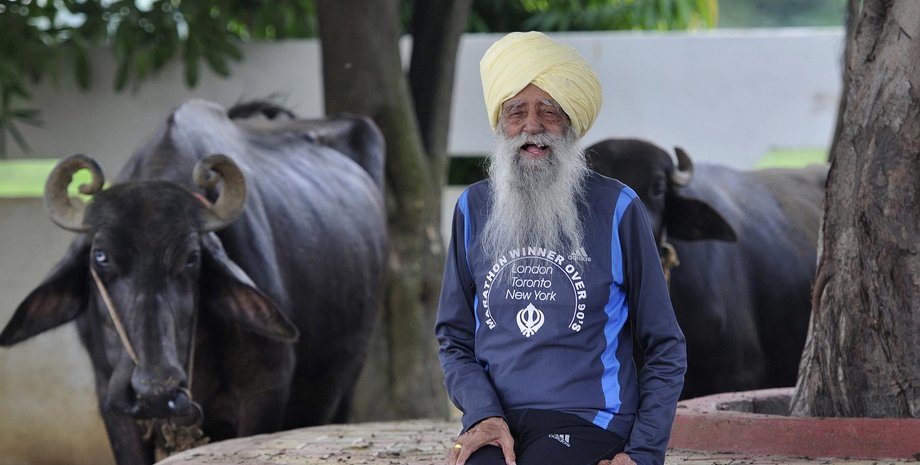 Фауджа Сингх , умер Фауджа Сингх , самый старый марафонец