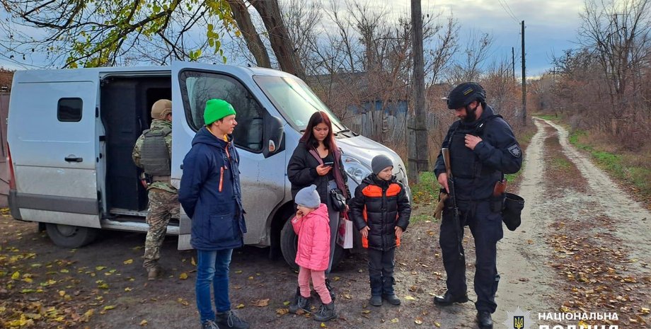 полиция, эвакуация, дети