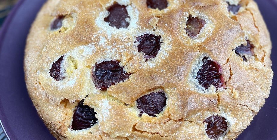 Пирог со сливами, Лиза Глинская рецепты