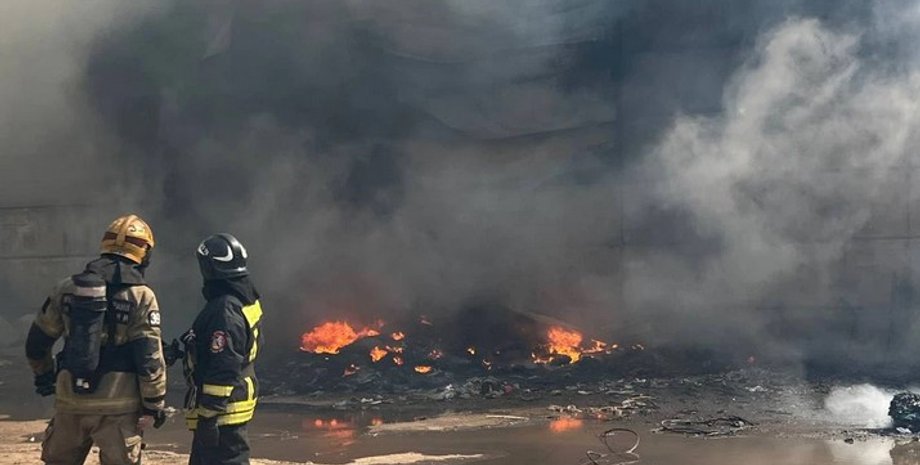 Пожар Москва