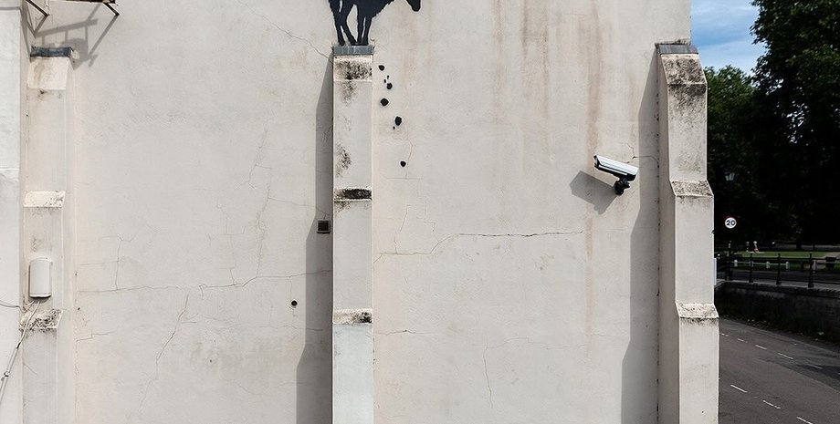 Новое граффити Бэнкси, кто такой бэнкси, граффити бэнкси