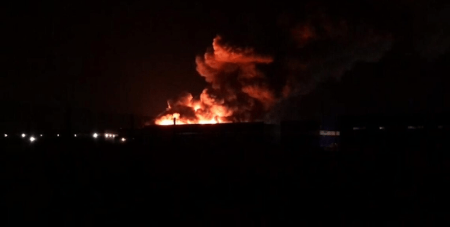 Сумы атаковали беспилотники пожар дым