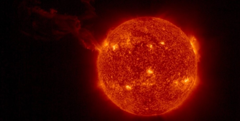 Solar Orbiter, гигантское извержение, Солнце