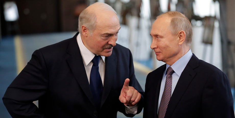 Александр Лукашенко и Владимир Путин, война в Украине