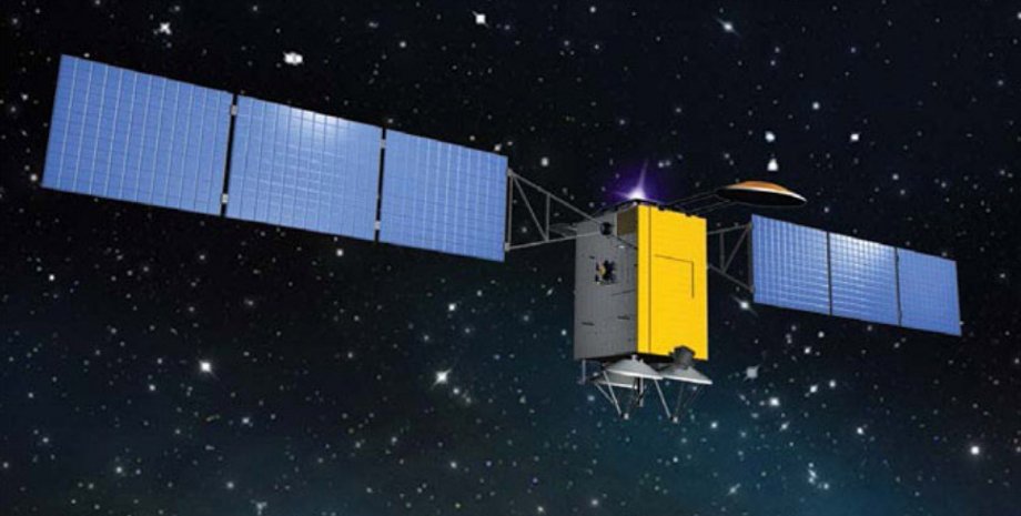 Спутник "Лыбидь" в представлении художника (источник: ГКАУ)