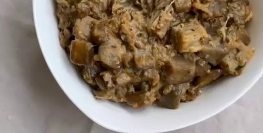 баклажаны, баклажаны со сливками