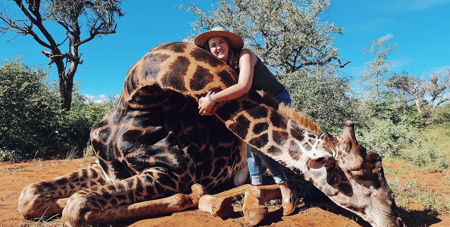 Мерелиз Ван Дер Мерве, жираф