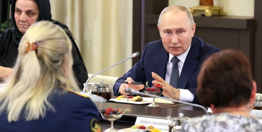 путин, встреча с матерями, путин встретился с матерями