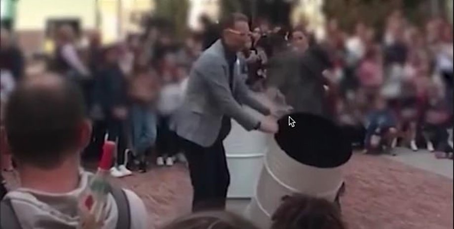 вибух рідкого азоту, вибух рідкого азоту фото,