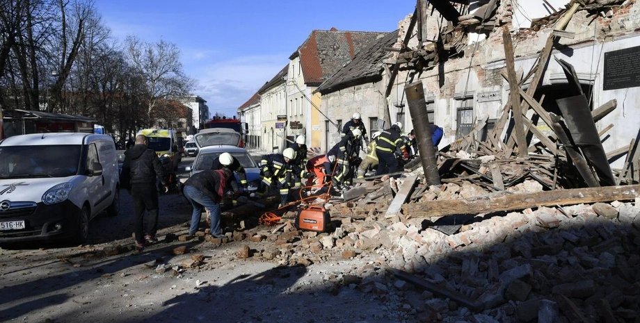 Хорватия, землетрясение, гуманитарная помощь, зеленский, владимир зеленский