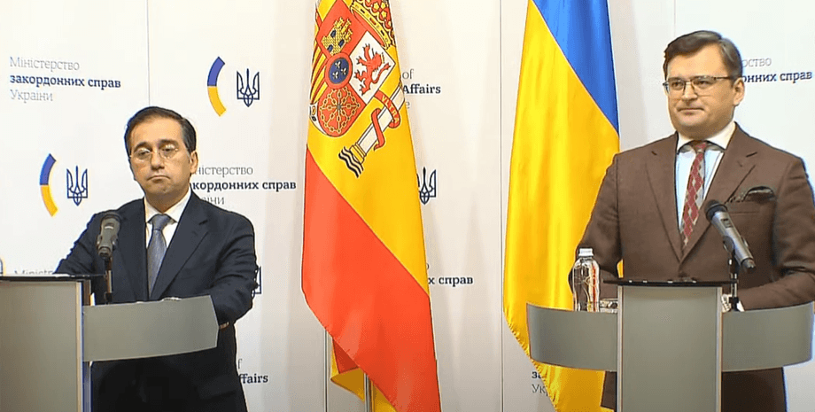 Кулеба, Альбарес, Украина, Россия, санкции