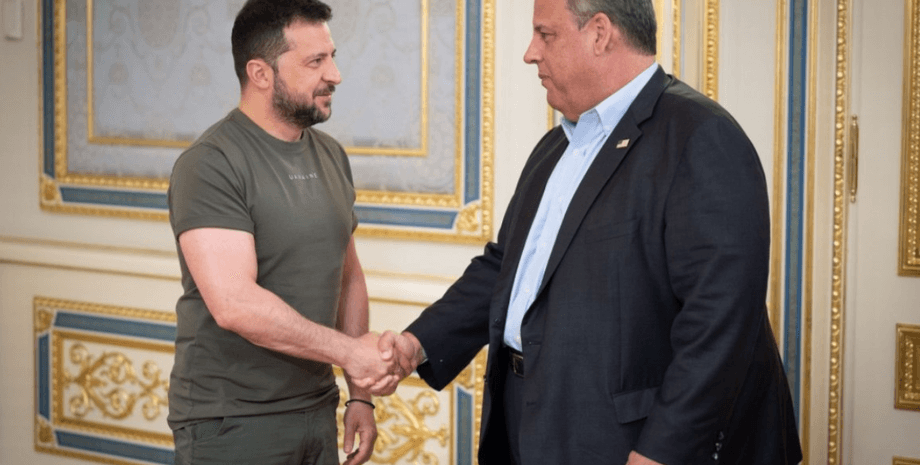 Владимир Зеленский и Крис Кристи