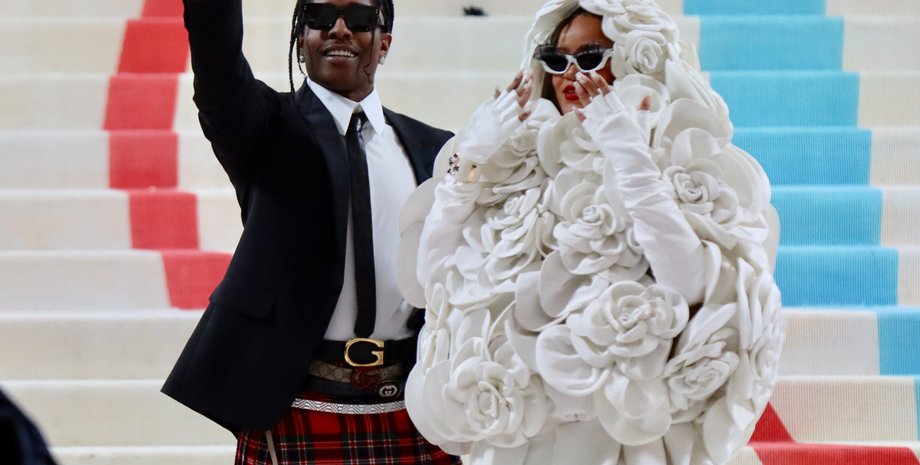 Ріанна та A$AP Rocky, Ріанна та A$AP Rocky із сином, новий образ ріанни, ріанна блондинка, син ріанни