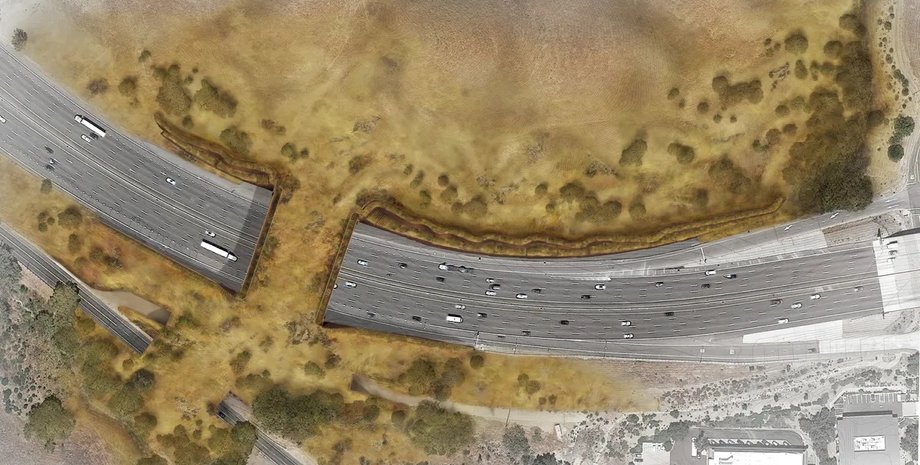 переправа, переправа через автостраду, автострада переправа