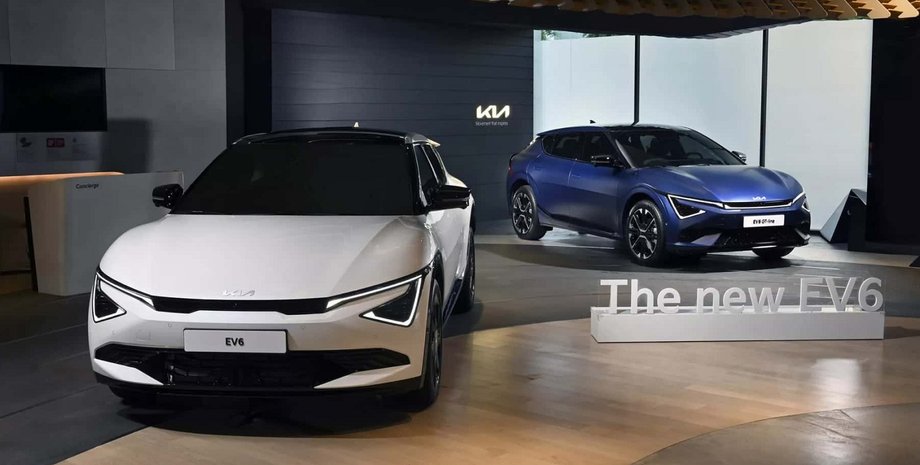 Kia EV6 2025, Kia EV6, новий Kia EV6, електромобіль Kia