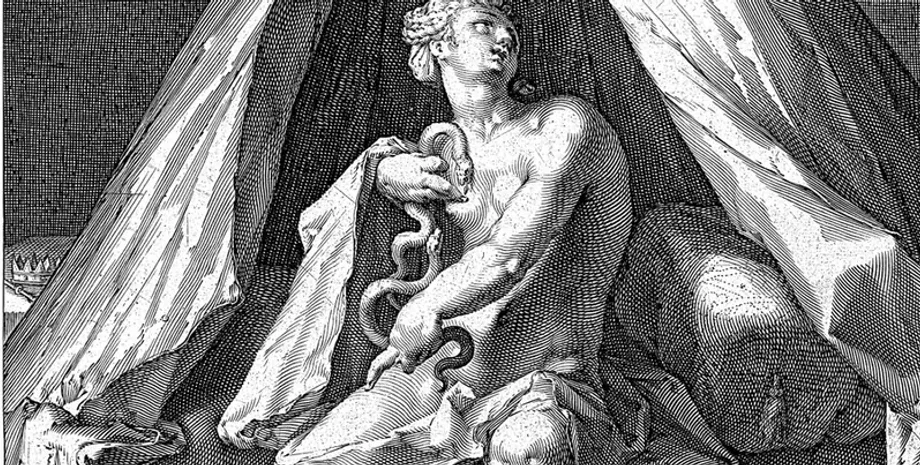 клеопатра, смерть, древний египет