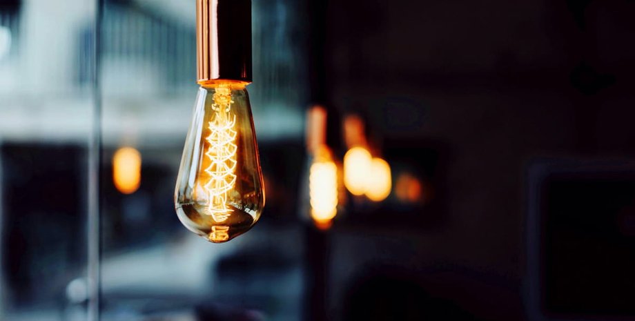 Лампочки, электроэнергия, фото