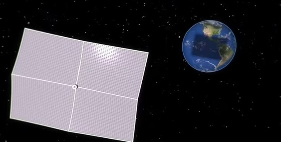 земля, затемнення землі, парасолька над землею