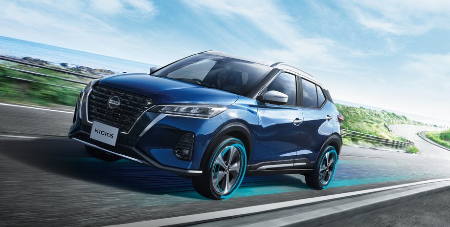 Nissan Kicks 2023, Nissan Kicks, новый Nissan Kicks, кроссовер Nissan Kicks, гибрид Nissan Kicks, Nissan Kicks e-power